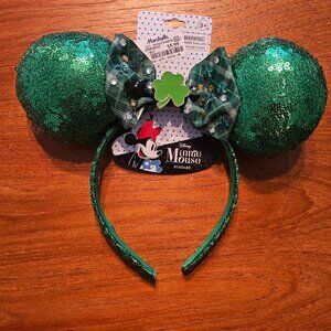 St Patrick's day Disney ears